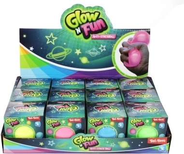 Pallina antistress Glow ’n’ Fun – pallina morbida luminosa