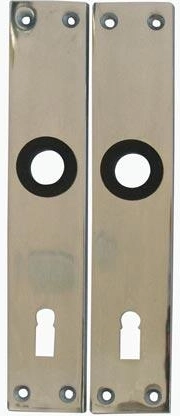 Placca per porta 72/chiave K 416 alluminio (1 paio)