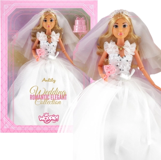 Bambola Woopie Royal Lily sposa 30 cm con accessori nuziali
