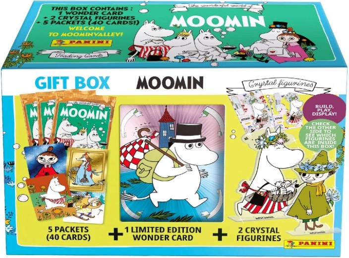 Box regalo Panini di carte collezionabili dei Moomin