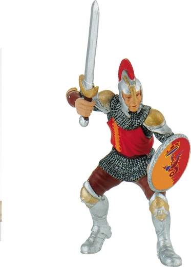 Cavaliere con spada rossa