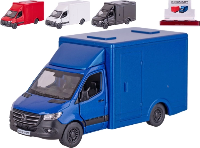 Modello in metallo del furgone MERCEDES-BENZ Sprinter 1:48 Kinsmart