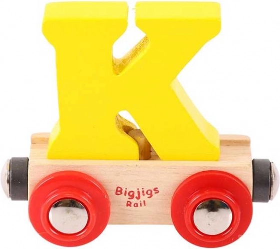 Vagone Bigjigs Rail lettera K