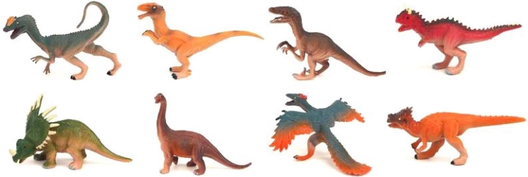 Figura di dinosauro 8–12 cm - 1 pezzo