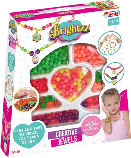 Bino perline da infilare con ciondoli – kit creativo per gioielli per bambini