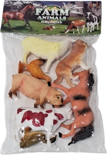 Set di figurine di animali da fattoria