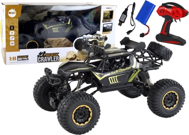 Grande auto radiocomandata in scala 1:8 2.4G nera