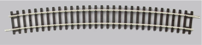 Piko binario curvo H0 R9 15°
