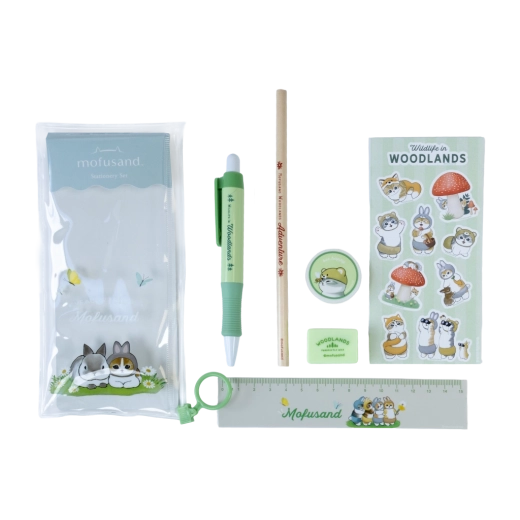 Mofusand piccolo set creativo scolastico Woodlands