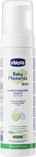 Chicco shampoo e balsamo 2in1 per bambini Soufflé Baby Moments Kids 150 ml