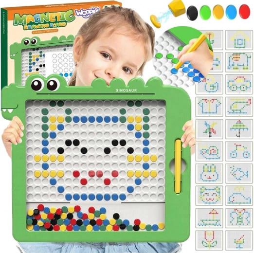 Lavagnetta magnetica per bambini MagPad Dinosauro di WOOPIE