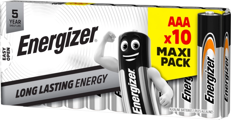 Batterie alcaline AAA 1,5 V ENERGIZER Everyday – confezione da 10 pz