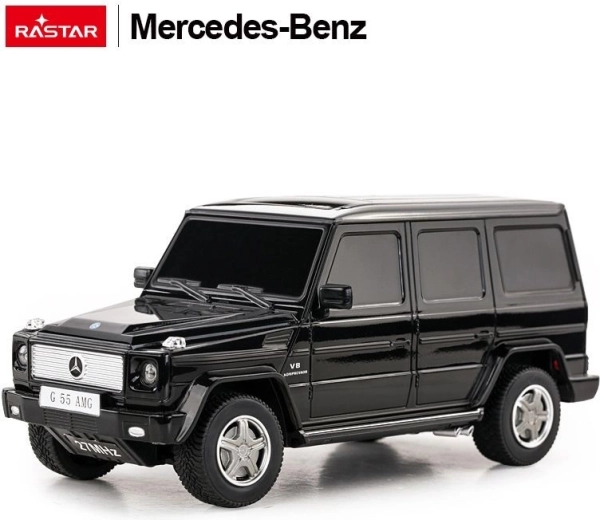 Auto RC Rastar Mercedes G55 telecomandata 1:24 nero - 1 pezzo