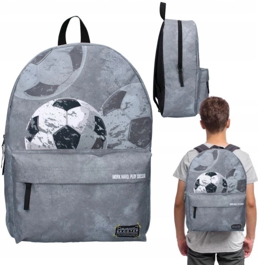Zaino scolastico Skooter calcio 39 cm