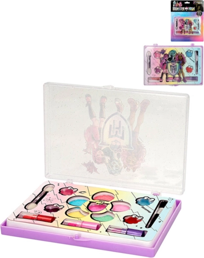 Set cosmetico Monster High per bambini – ombretti, rossetti e lucidalabbra