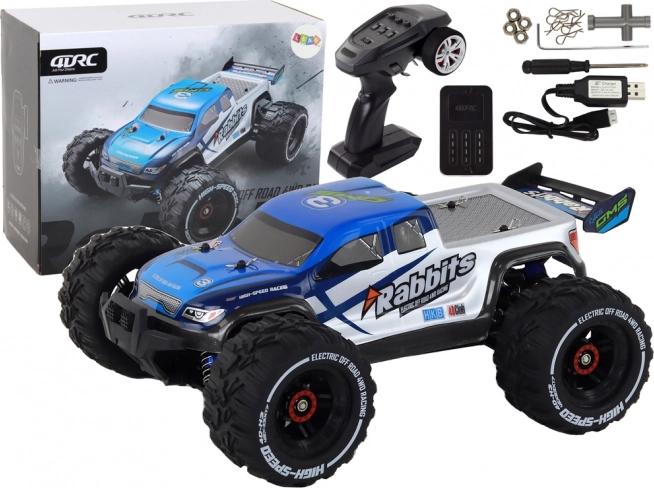 Auto fuoristrada RC RABBITS 4x4 blu 2.4G