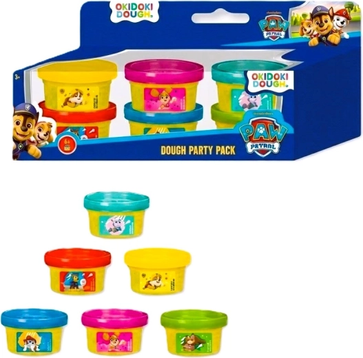 Plastilina da modellare Paw Patrol, set da 6 colori