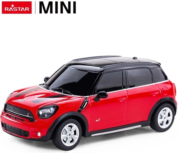 Rastar Mini Cooper S Countryman auto RC 1:24 rosso - 1 pezzo