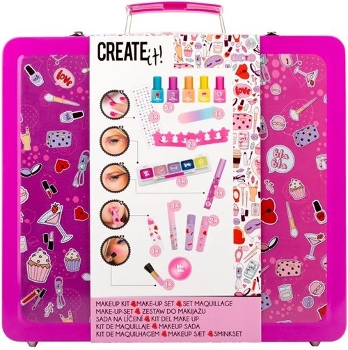 Create it! set trucco in valigetta metallica