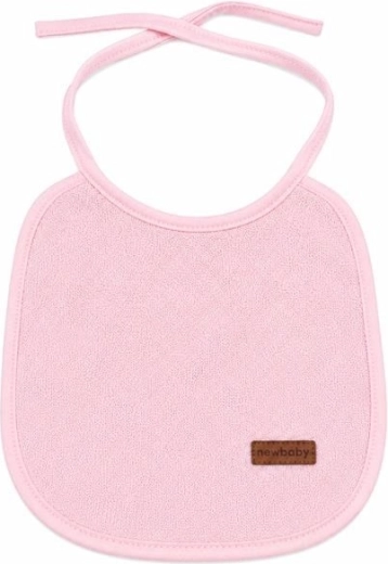 New Baby bavaglino in spugna per bambini con fodera in PVC rosa - 1 pezzo