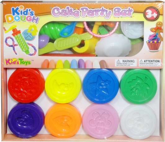 Set di pasta modellabile per bambini – 8 colori con strumenti