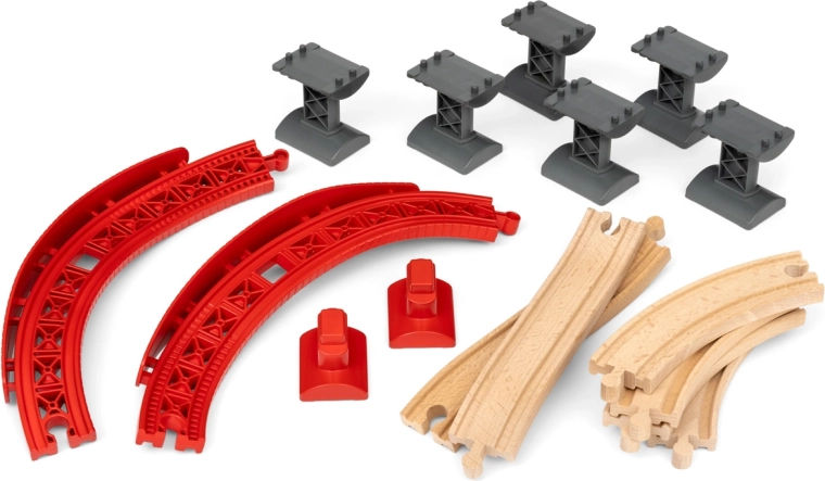 BRIO World set di curve in salita per binari