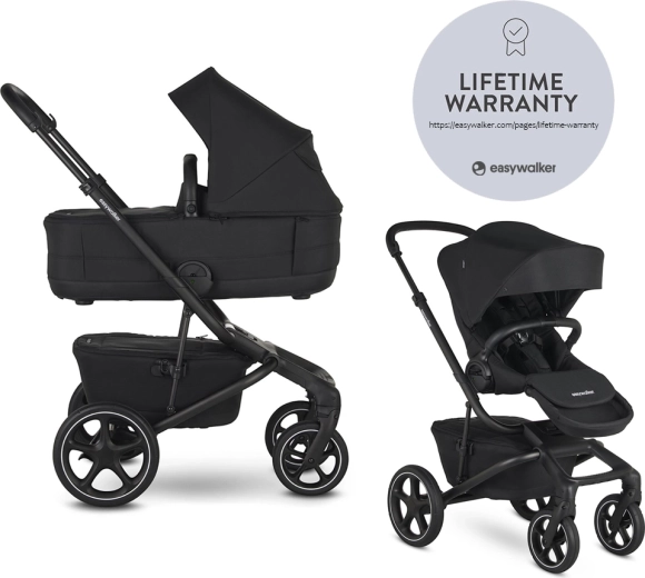 Easywalker Jimmey 2v1 passeggino combinato Pepper Black LITE RWS