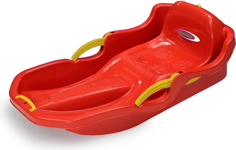Bob Snow Play Comfort 80 cm rosso con freni manuali