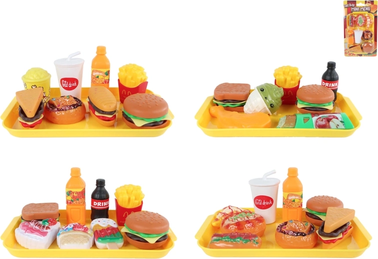 Set per bambini fast food 8–9 pezzi
