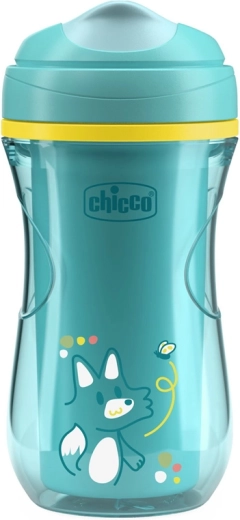 Chicco bicchiere termico Active con beccuccio rigido, teal, 14 mesi+