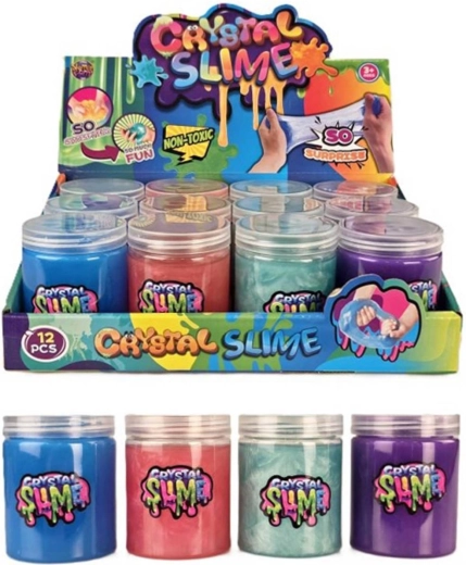 Slime metallizzato Crystal in vasetto - 1 pezzo