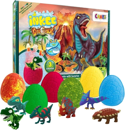 Set da bagno regalo INKEE Dino