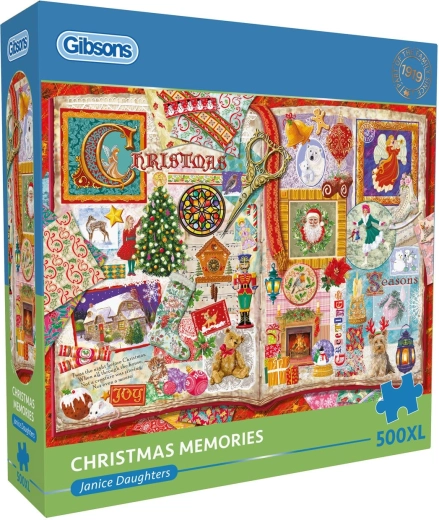 Puzzle GIBSONS Ricordi di Natale XL, 500 pezzi