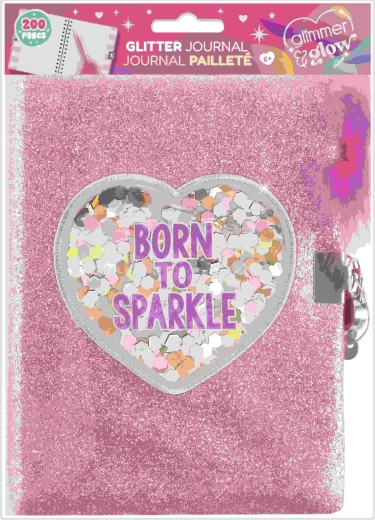 Diario scintillante Born to sparkle - 1 pezzo