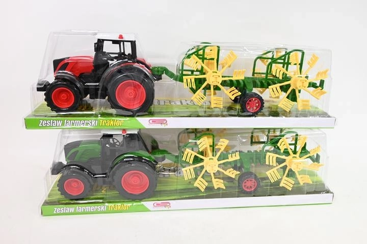 Trattore con macchina agricola – set da fattoria per bambini