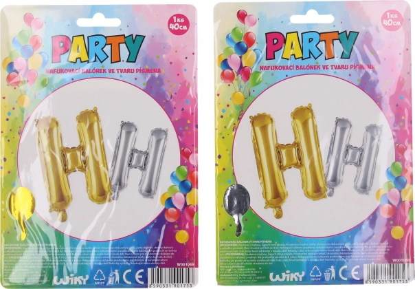 Palloncino gonfiabile a forma di lettera H