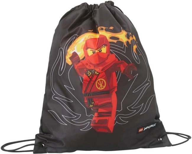 LEGO NINJAGO sacca rossa per scarpe di ricambio