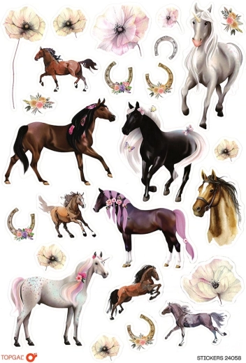 Adesivi Horses Topgal