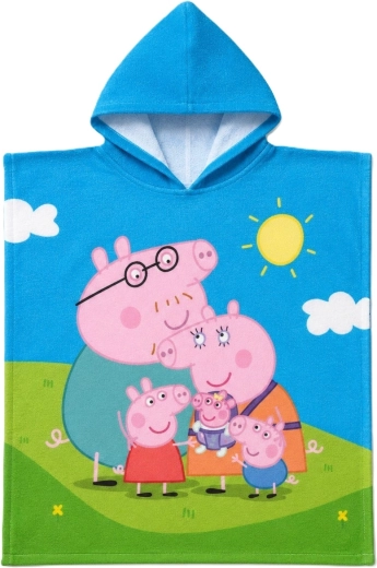 Poncho con cappuccio Peppa Pig