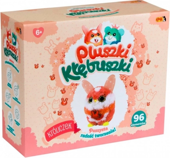 Set creativo di peluche Coniglietto, 96 pezzi