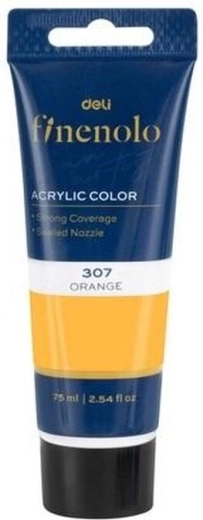 Colore acrilico senape 75 ml