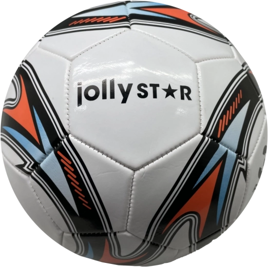 Pallone da calcio in pelle Jolly Star Champion, misura 5