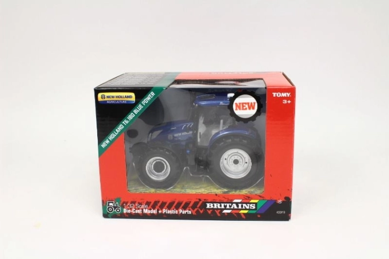 TOMY Britains New Holland T6.180 Blue Power trattore 1:32