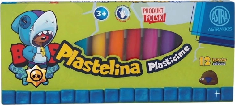 Plastilina Brawl Stars squalo - 12 colori