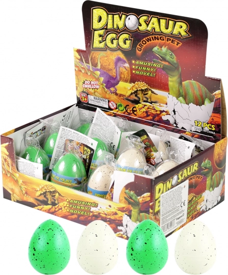 Dinosauro che cresce nell'uovo