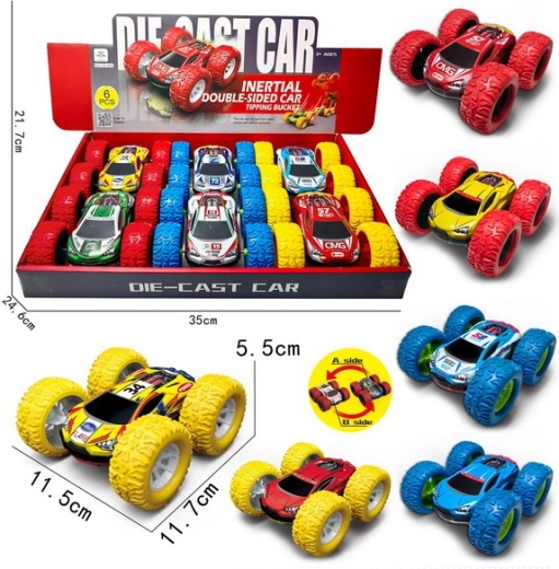 Auto metallica a doppia faccia 11,5 cm a retrocarica