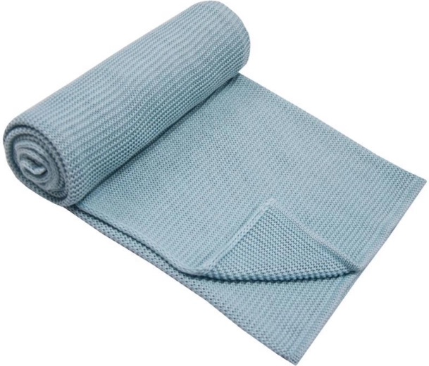 Coperta in bambù EKO turchese 80 × 100 cm