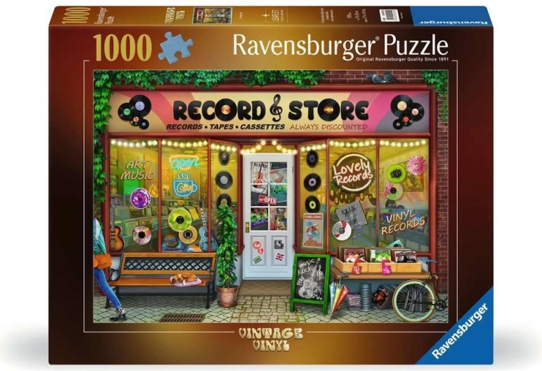 Puzzle Ravensburger Vintage Vinyl da 1000 pezzi