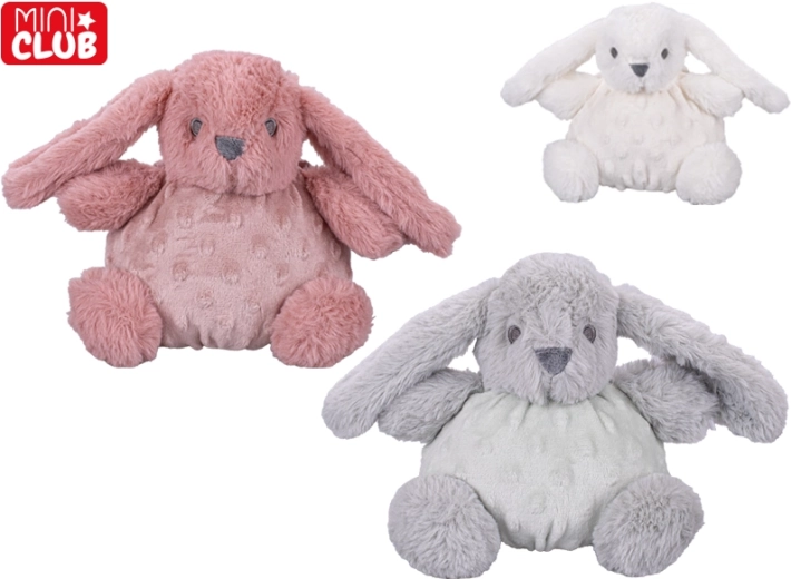 Coniglietto di peluche con sonaglino Mini Club 16 cm