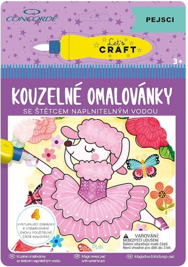 Libretto da colorare magico CONCORDE Cagnolini